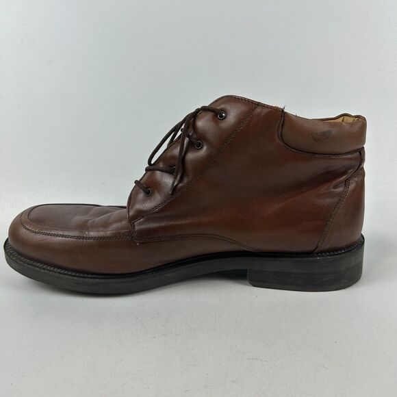 Bostonian Strada Made in‎ Italy Brown Lace Up Boots Size 13 Men\'s Leather main image 10